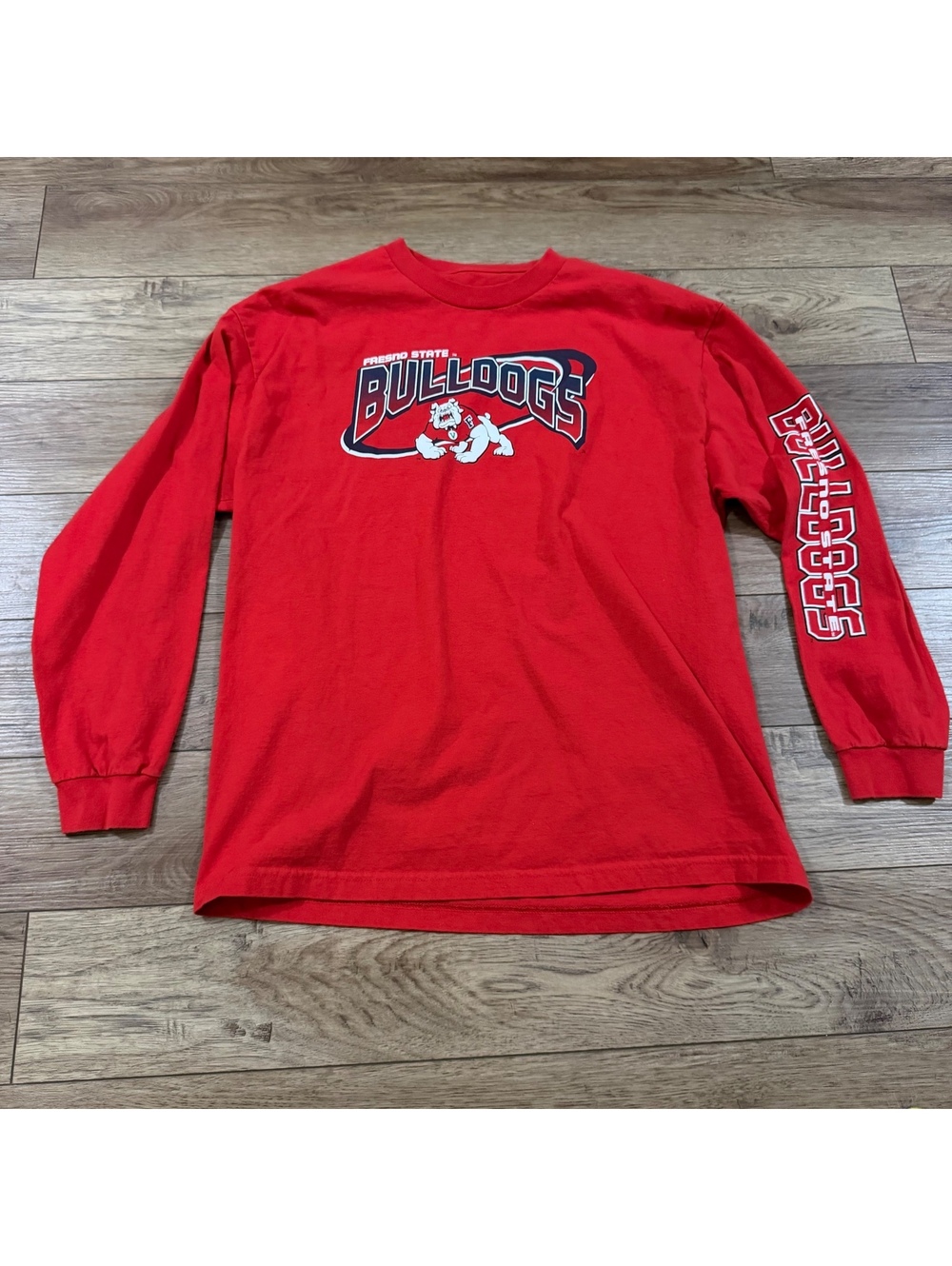 Fresno State Bulldogs Red Long Sleeve T-Shirt XL CI Sport